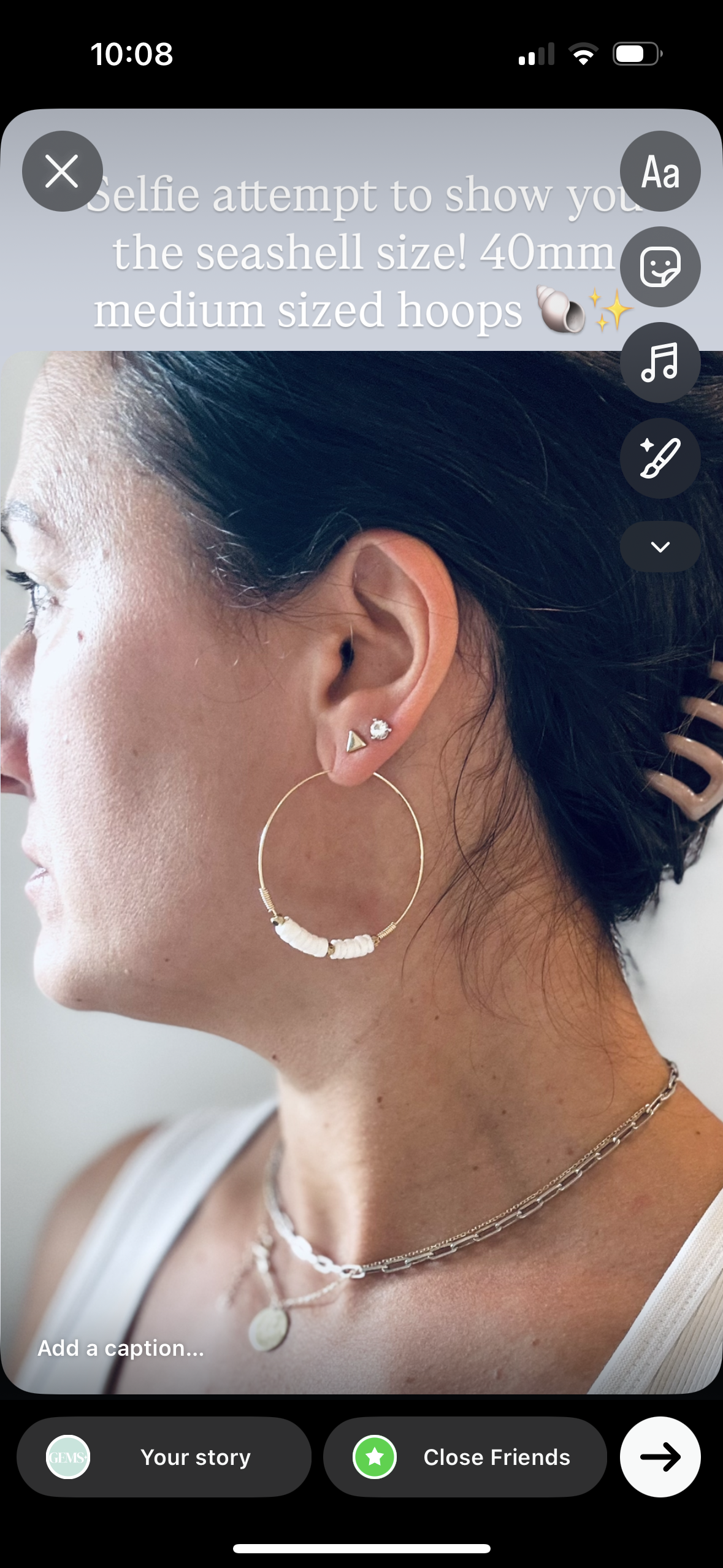 The Seashell Hoop