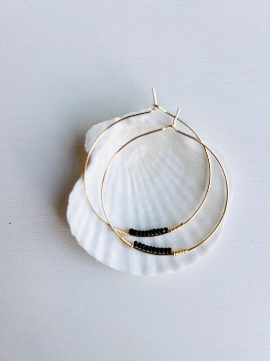 The Classic Black Hoop