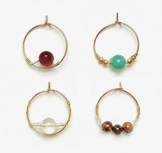 The Toast Collection - Set of 4 Charms