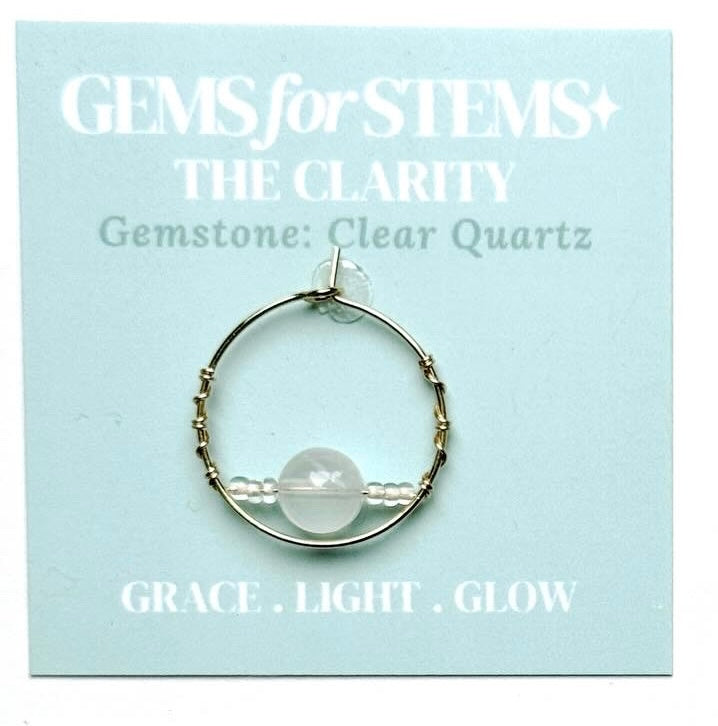 Clear Quartz Gemstone - Clarity, Light, Focus 