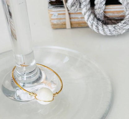 Seaside Bloom Glass Charms - Set of 4